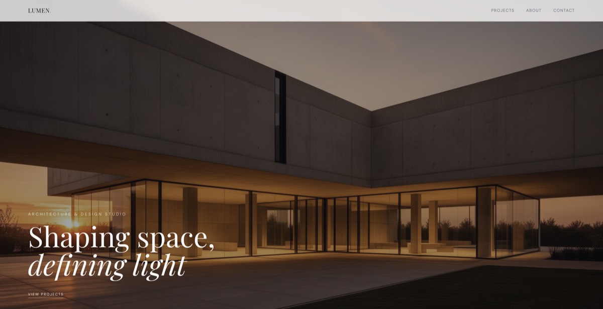 Portafolio arquitecto